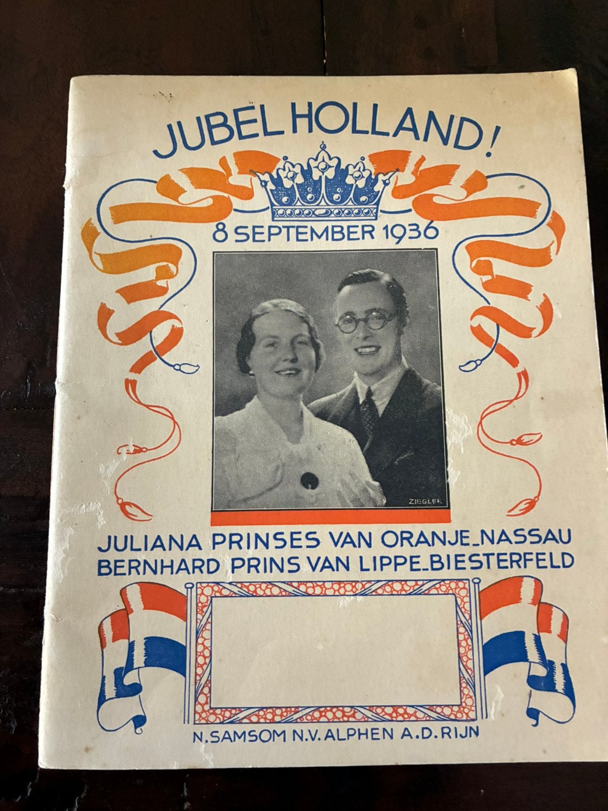 Koningshuis, Ophalen of Verzenden, Zo goed als nieuw, Kaart, Foto of Prent