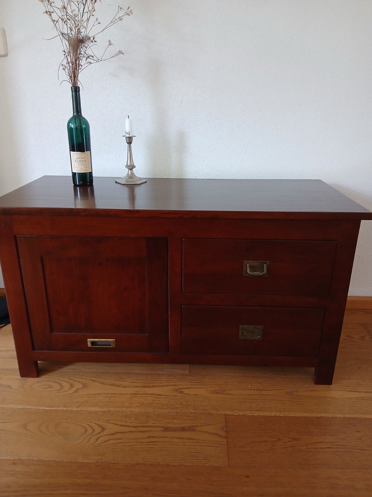 Mooi houten tv meubel, Ophalen, 100 tot 150 cm, Minder dan 100 cm, Overige houtsoorten