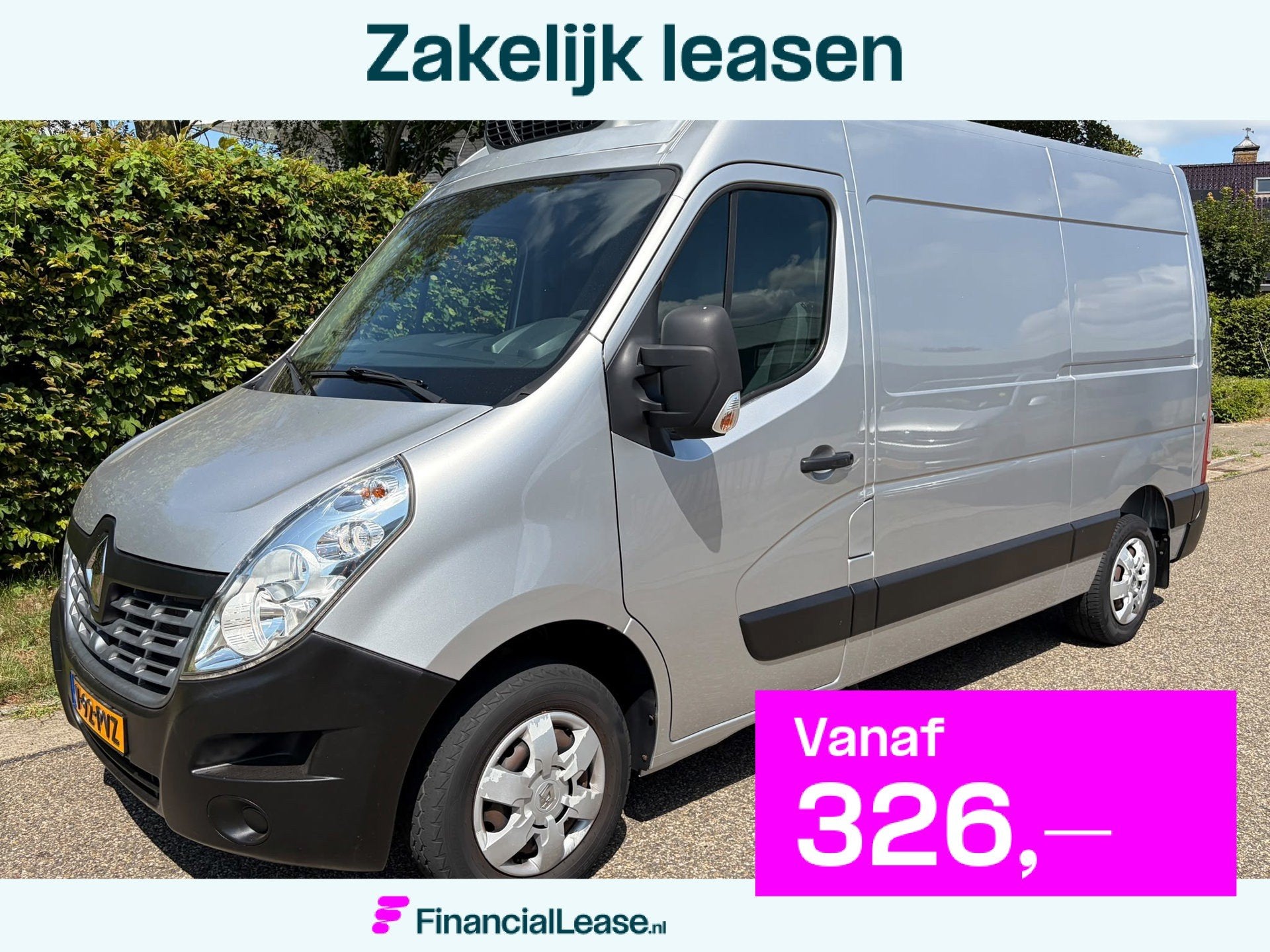 Renault MASTER T33 2.3 dCi E6 L2H2 Koelwagen CARRIER KOELING, Auto's, Bestelauto's, Bedrijf, Lease, Financial lease, ABS, Airconditioning
