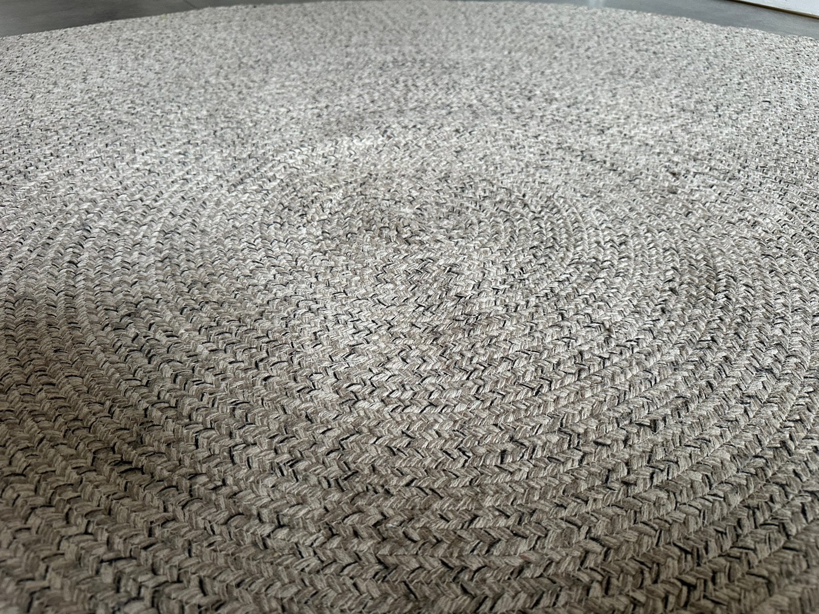Prachtig rond vloerkleed tapijt van pronto ongebruikt, Ophalen, Zo goed als nieuw, Rond, 200 cm of meer