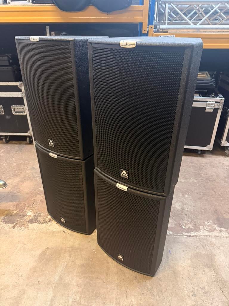 4x Master Audio JK12 luidsprekers, Audio, Tv en Foto, Luidsprekers, Zo goed als nieuw, 120 watt of meer, Front, Rear of Stereo speakers
