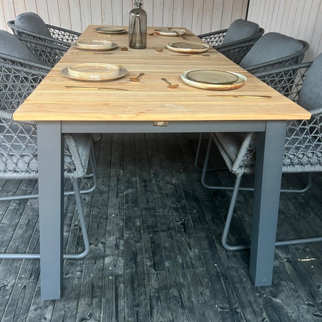 YOI | Bara - Muro Tuinset | OP = OP, Tuin en Terras, 6 zitplaatsen, Teakhout, Nieuw, Ophalen of Verzenden