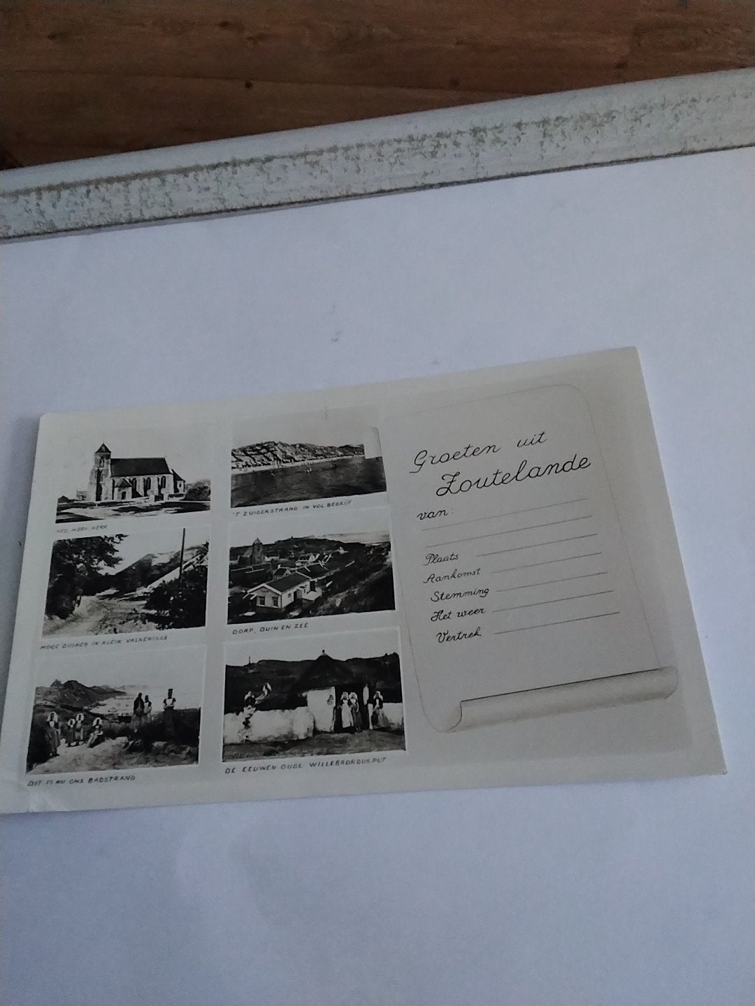 Oude ansichtkaart Groeten uit Zoutelande, Ophalen of Verzenden