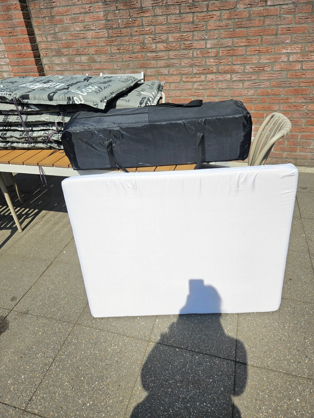 campingbedje met matras, Kinderen en Baby's, Babywiegjes en Ledikanten, Ophalen, Zo goed als nieuw, Reisbedje