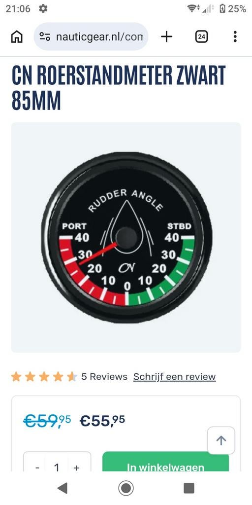 Roerstandmeter 85mm - nieuw in doos, Ophalen, Nieuw