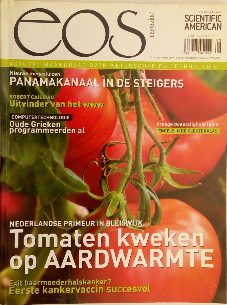 EOS uitgave september 2007, Verzenden, Zo goed als nieuw, Wetenschap en Natuur
