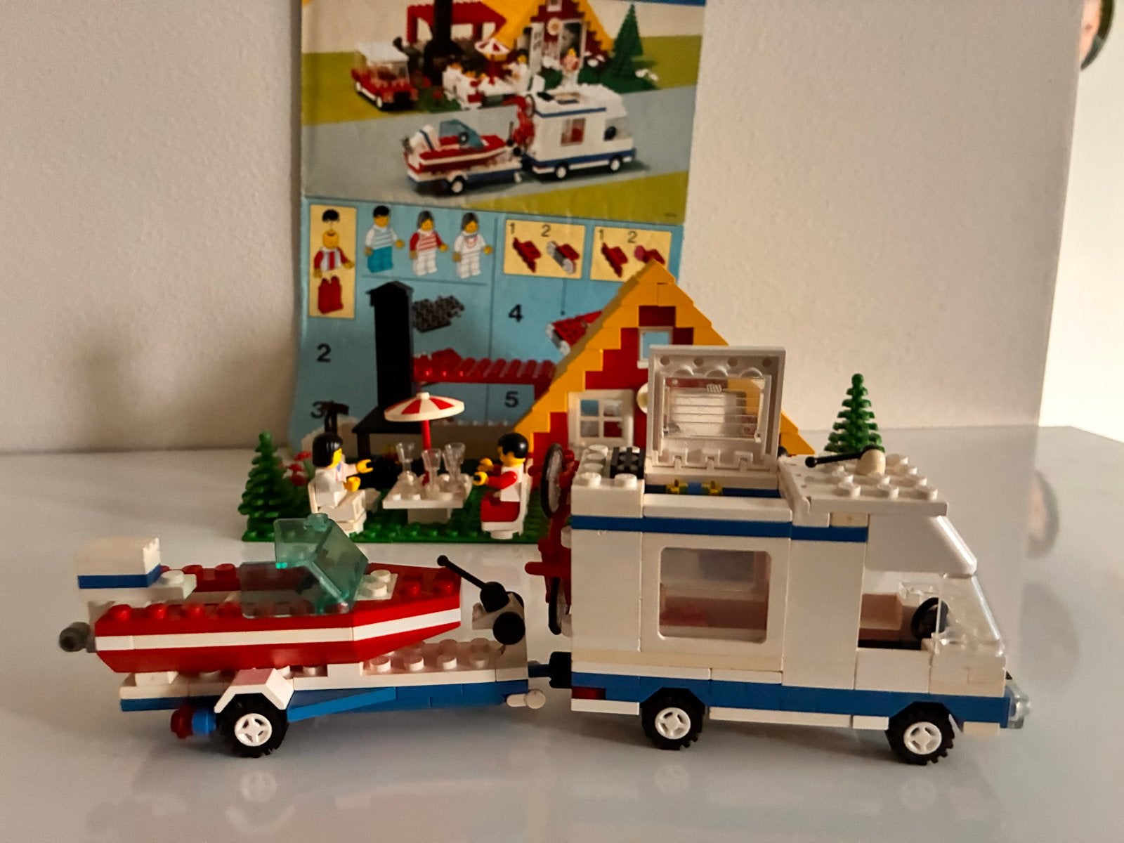 LEGO Legoland 6388 Holiday Home met camper en boot, Kinderen en Baby's, Ophalen of Verzenden, Gebruikt, Overige merken
