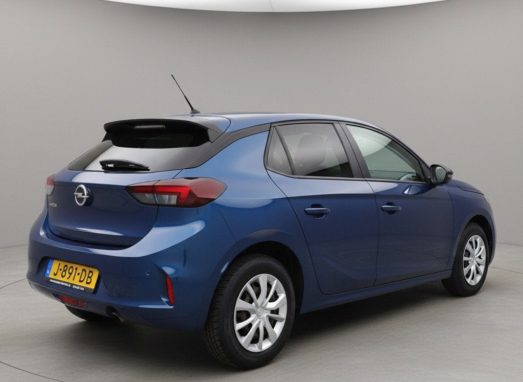 Opel Corsa 1.2 Edition, 5 deurs, airco, parkeersensoren NL a, Euro 6, 1199 cc, Blauw, Origineel Nederlands