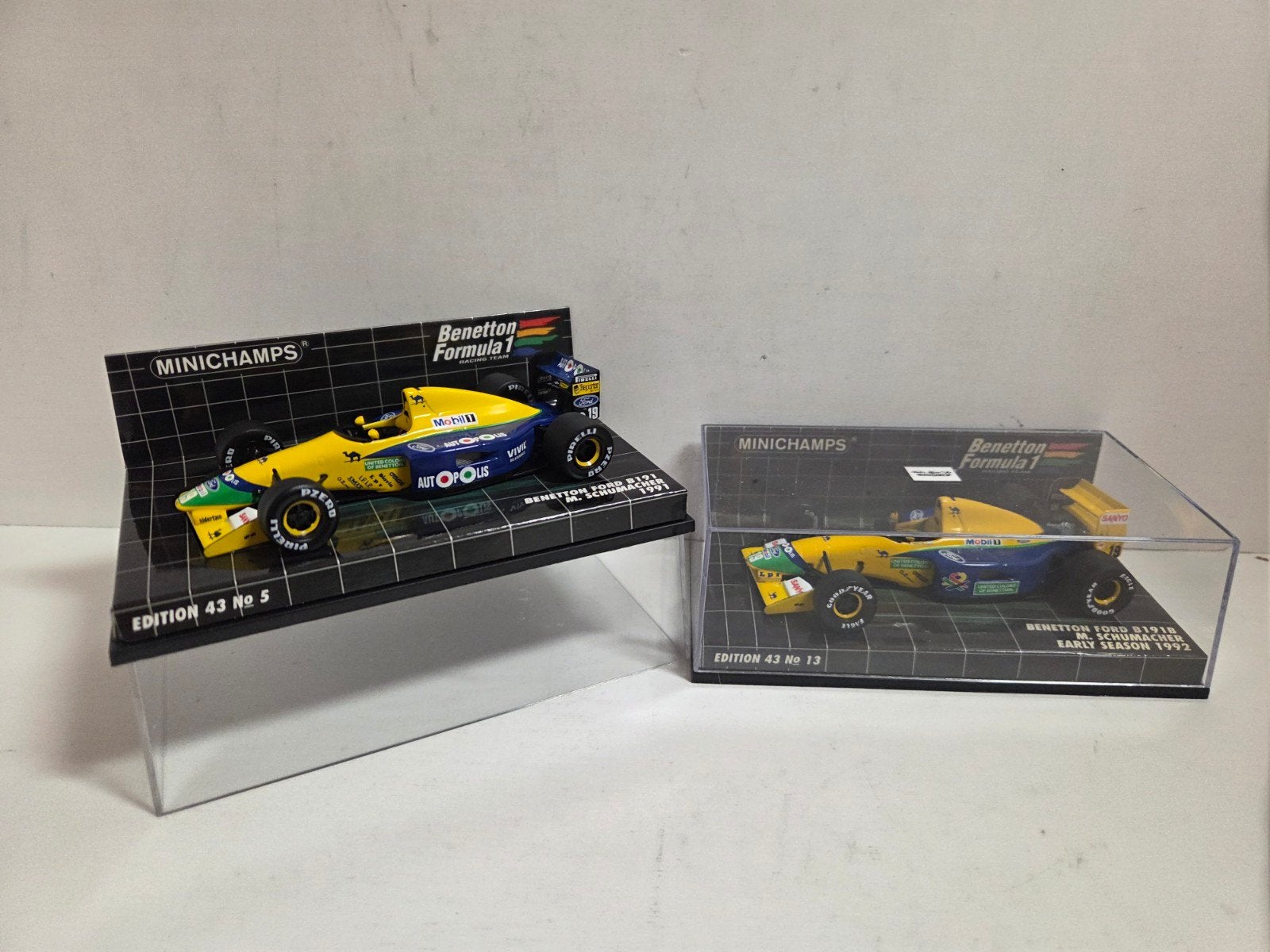 Minichamps Benetton Ford Schumacher 1991/1992, Verzamelen, Ophalen of Verzenden, Nieuw, Formule 1