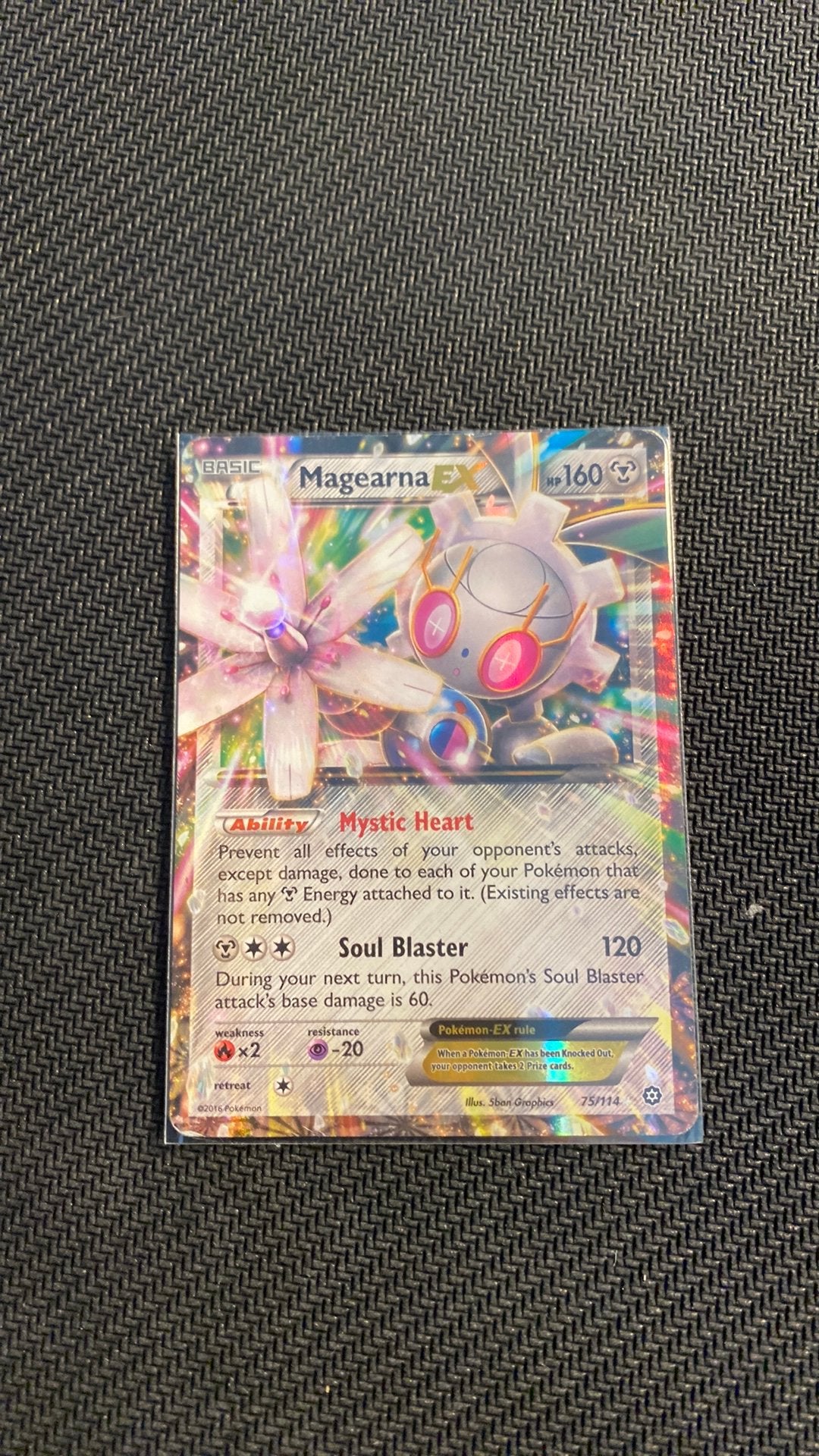 Magearna EX Pokémon kaart - Gebruikt, Ophalen, Gebruikt, Losse kaart, Foil