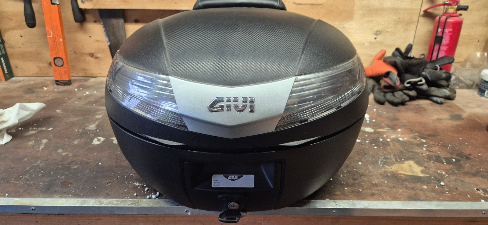 Aprilia ETV1000 Caponord topkoffer givi, Ophalen of Verzenden, Zo goed als nieuw