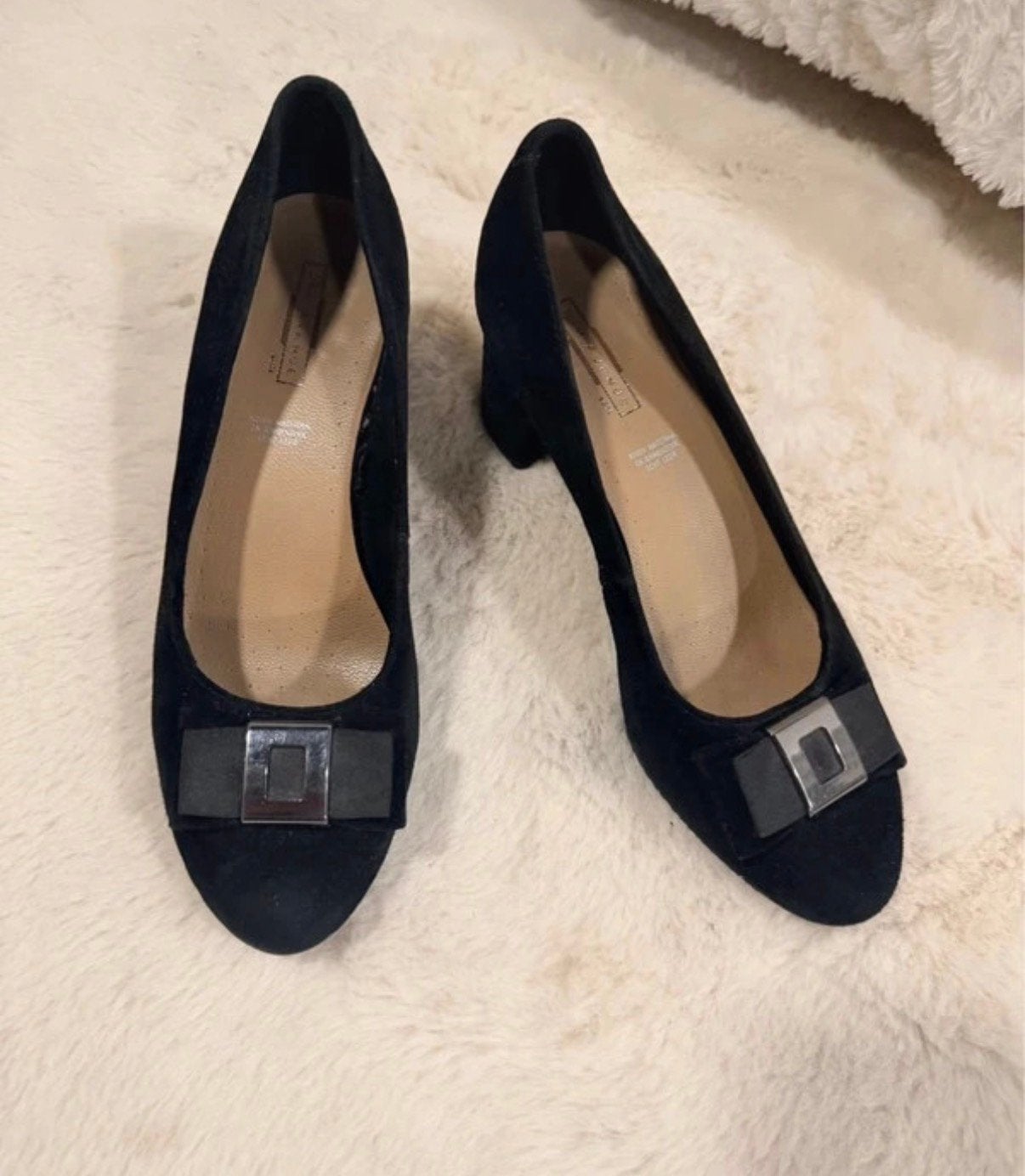 Zwarte lage hakken, Pumps, Zwart, Ophalen of Verzenden, Gedragen