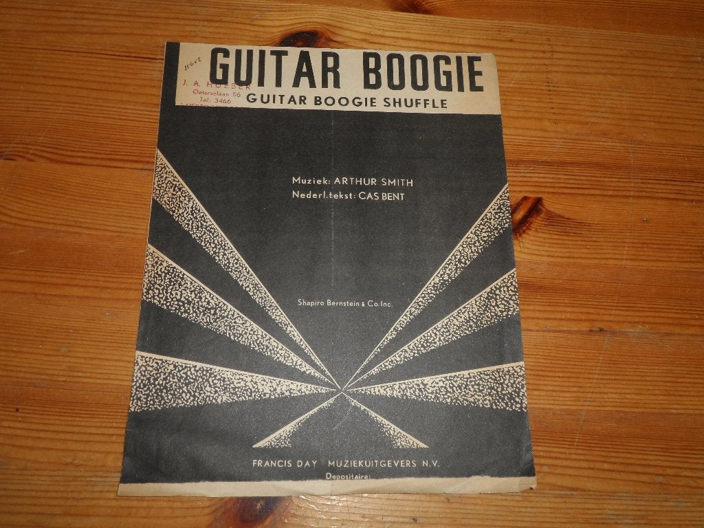 Guitar boogie - arthur smith / cas bent, Gebruikt, Gitaar, Ophalen of Verzenden, Artiest of Componist