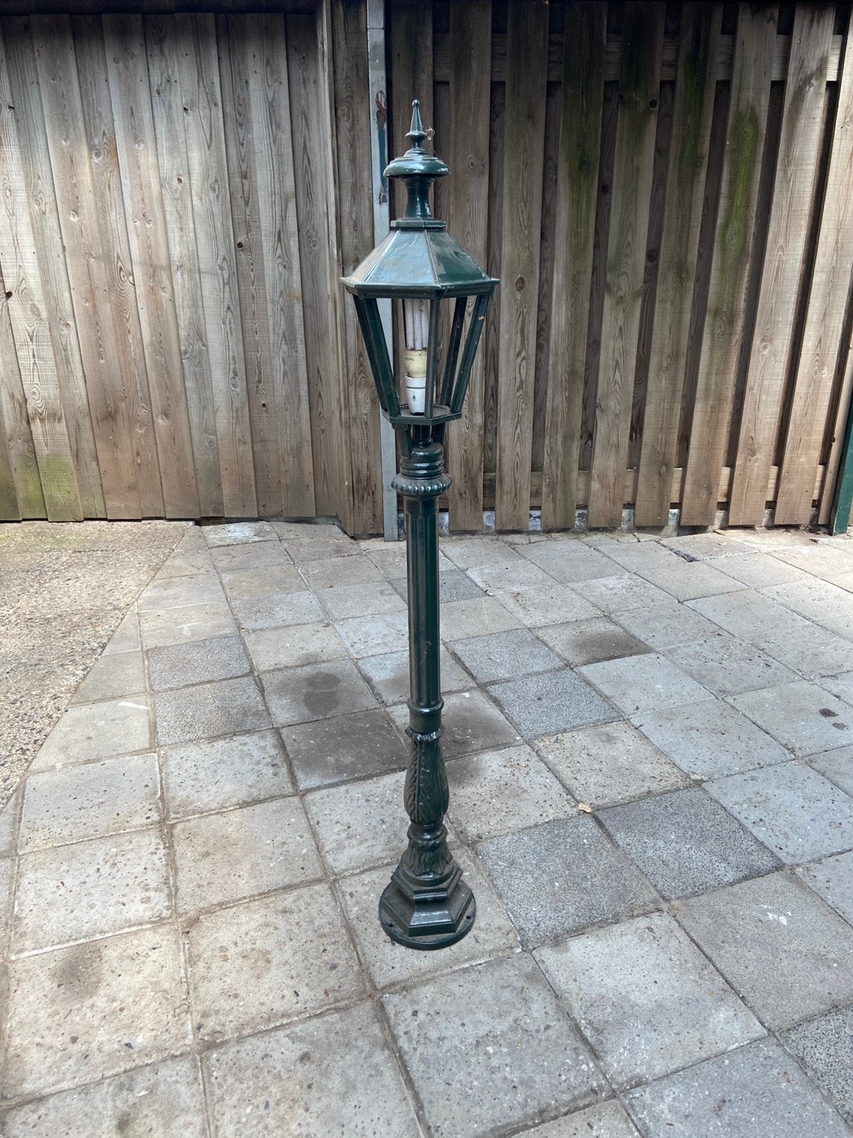 Klassieke lantaarn 140 cm hoogte, Ophalen, Gebruikt, Staande lamp, Netvoeding