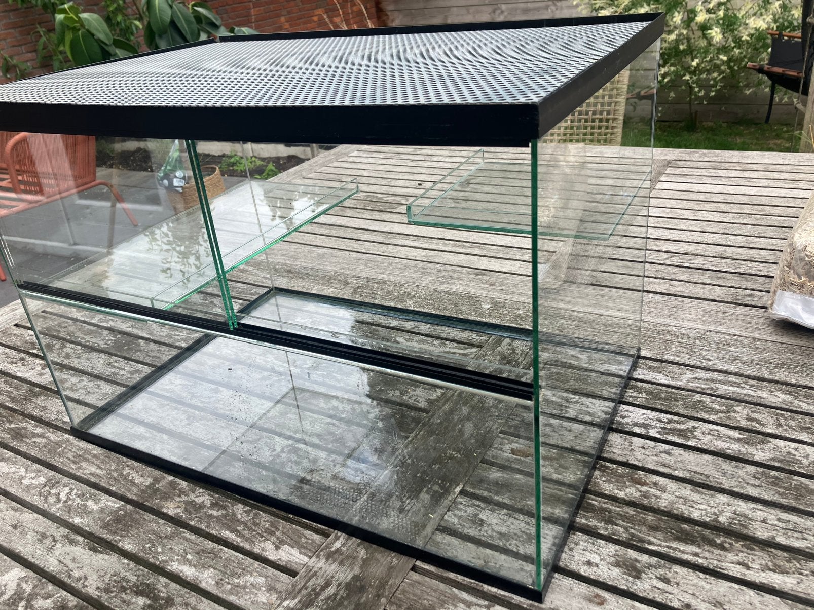 Terrarium 2 levels 60x40x40cm gratis toebehoren voor hamster, 75 tot 110 cm, Ophalen, Minder dan 60 cm, Hok