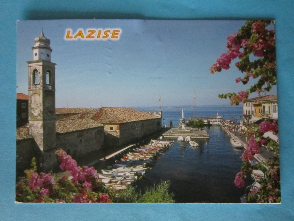 Ansichtkaart:  Italië, Lazise, LAGO DI GARDA – Gardasee, Ophalen of Verzenden, 1980 tot heden, Gelopen, Italië