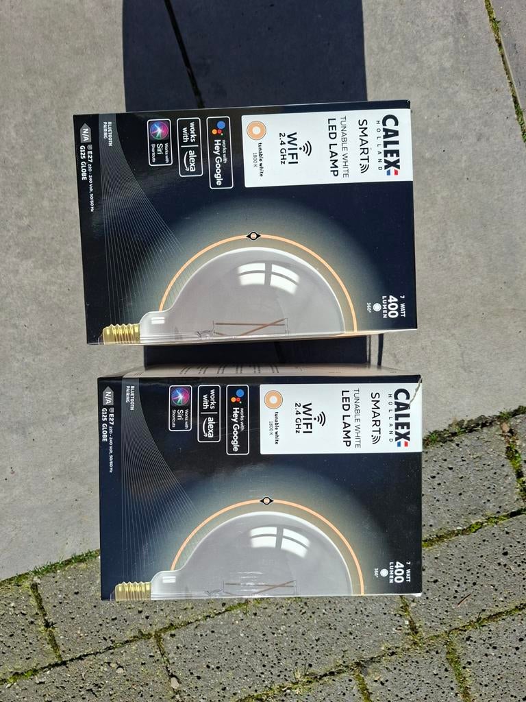 Twee Calex Smart Tunable White LED lampen E27, Ophalen of Verzenden
