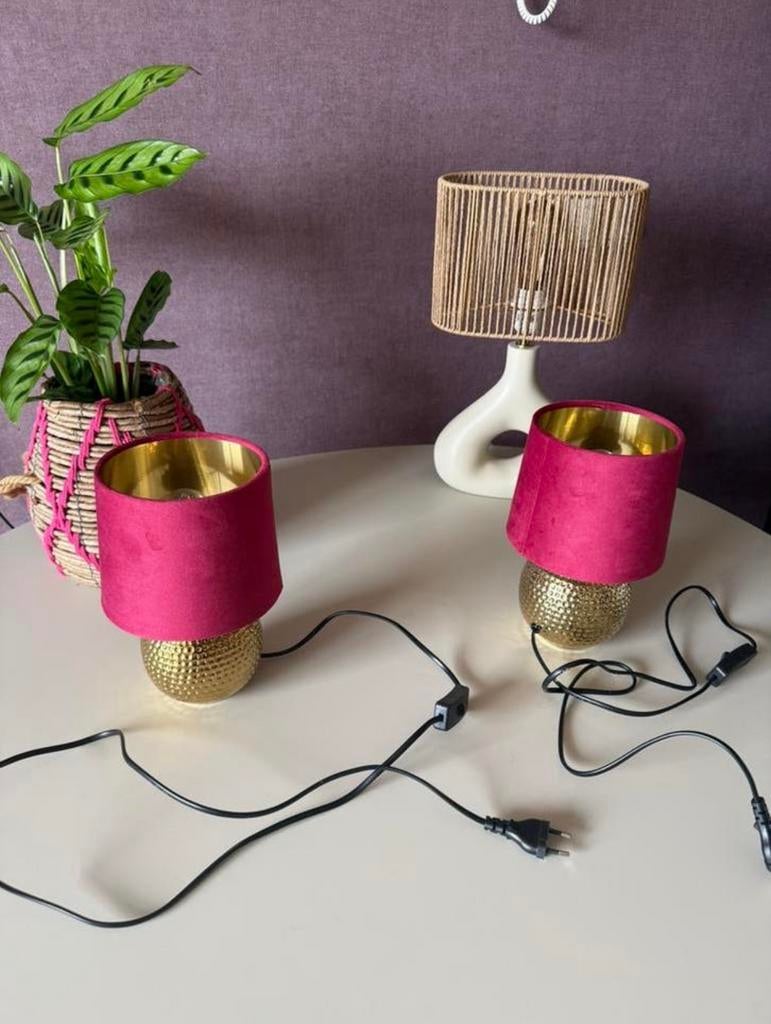 Tafellampjes, nachtlampjes, oosterse lampjes, Huis en Inrichting, Lampen | Tafellampen, Ophalen, Zo goed als nieuw, Minder dan 50 cm