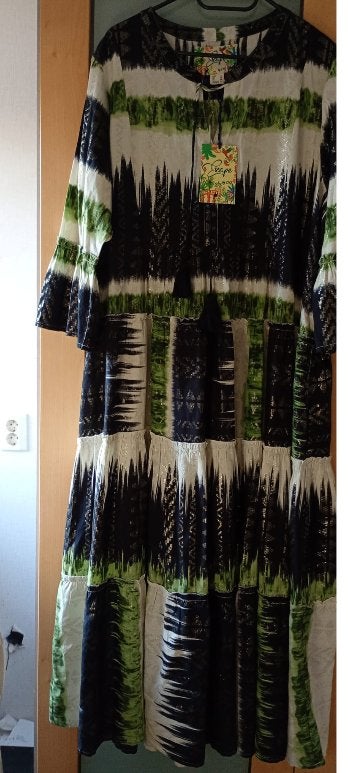 Gloednieuwe Escape by Orientique maxi-jurk maat 46, Kleding | Dames, Grote Maten, Escape by Orientique, Jurk, Nieuw, Meerkleurig