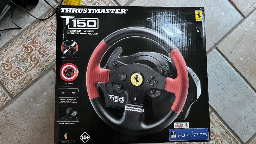 Trustmaster T150 ferrari met Wheelstand, Spelcomputers en Games, Spelcomputers | Sony PlayStation Consoles | Accessoires, Ophalen of Verzenden