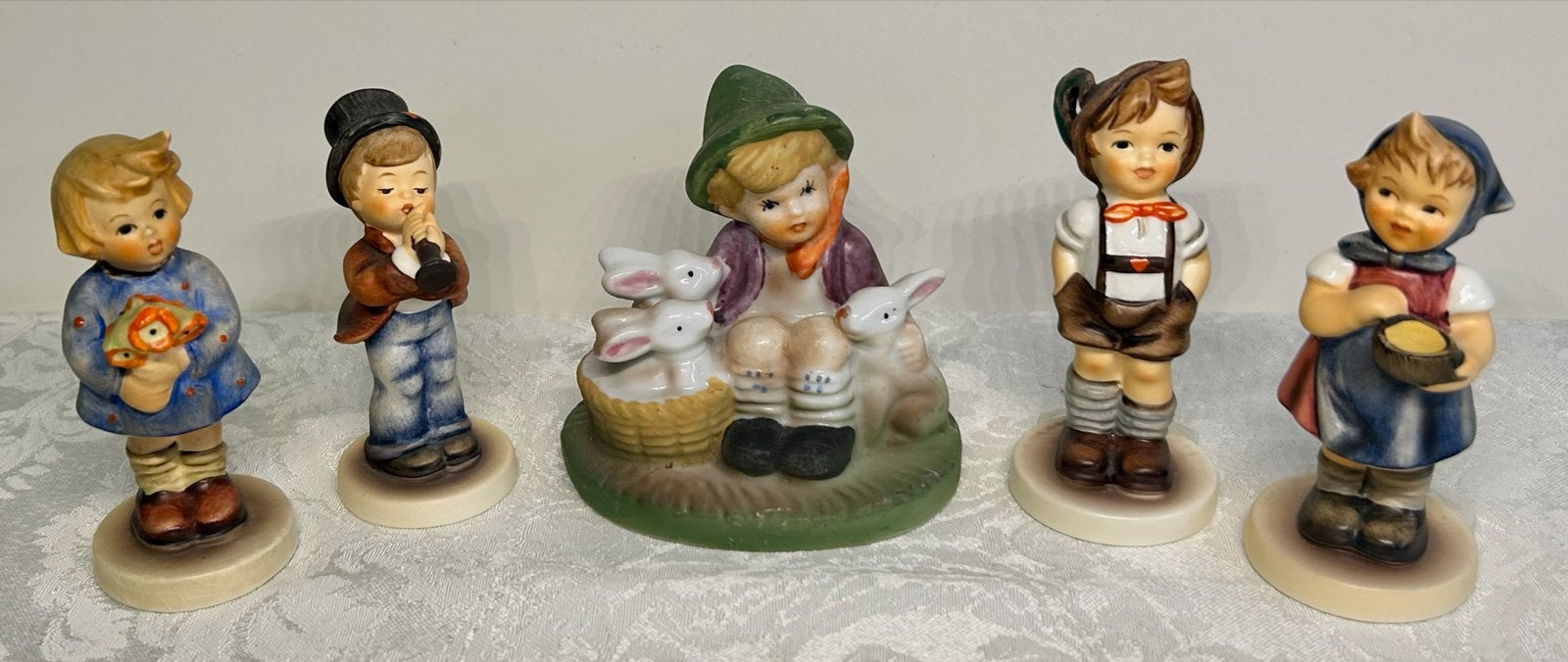 Set van  4 Vintage Hummel Beeldjes, Ophalen of Verzenden, Gebruikt, Hummel
