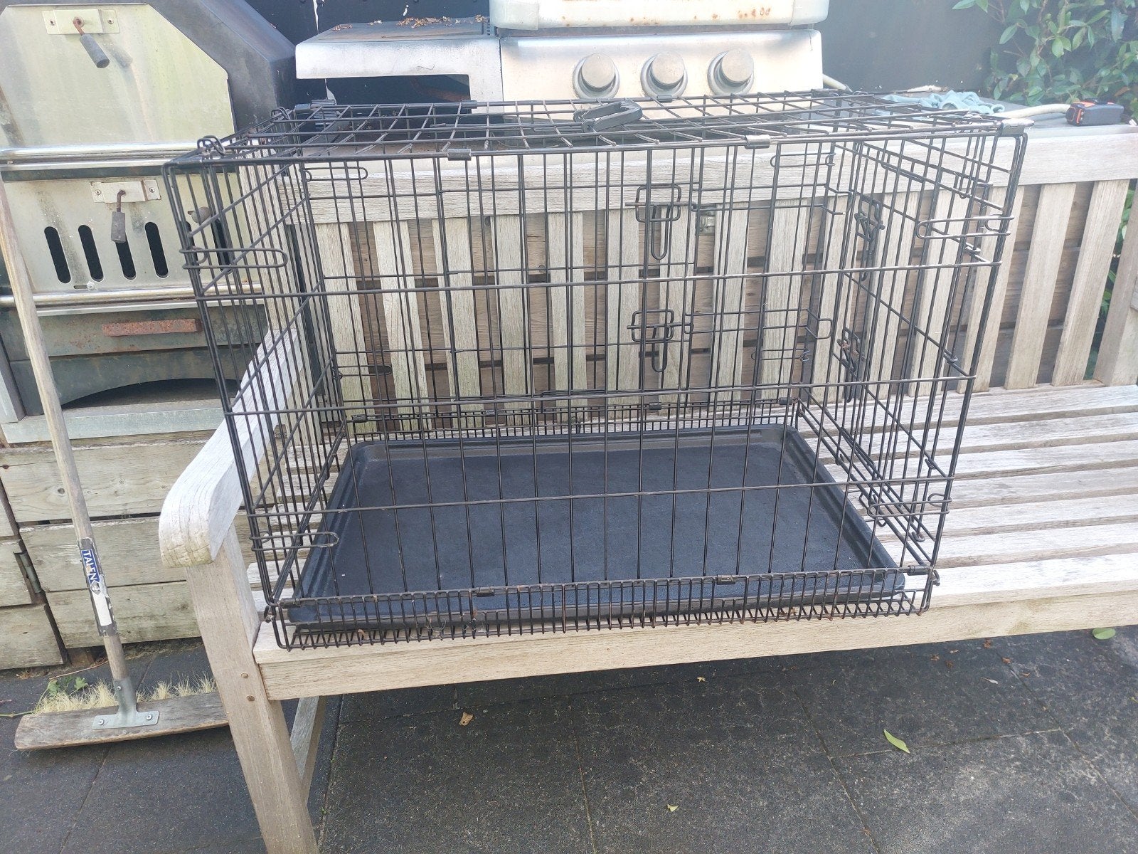 Bench hond, Ophalen, Gebruikt