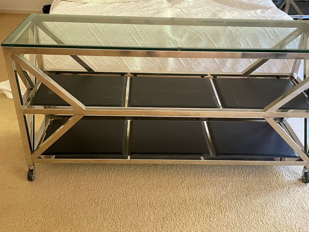 Side Table Prado 2x  Eichholtz, Ophalen of Verzenden, Nieuw, 25 tot 50 cm, Rechthoekig