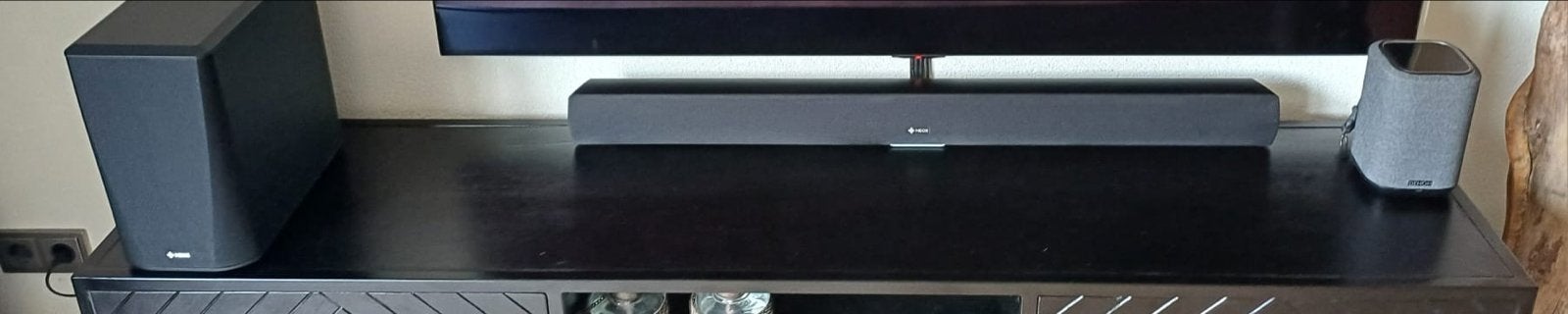 Soundbar met subwoofer en satelliet speakers, Audio, Tv en Foto, Soundbars, Ophalen, Met externe subwoofer, Zo goed als nieuw