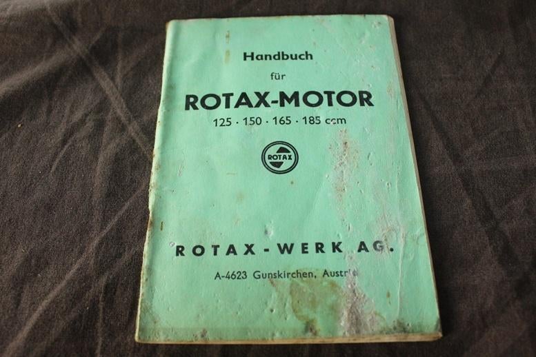 Rotax motor handbuch 125cc 150cc 165cc 185cc, Ophalen of Verzenden, Overige merken