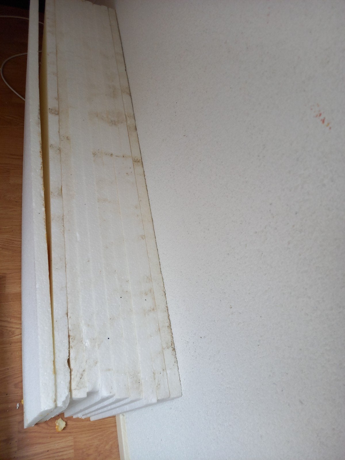 Piepschuim isolatieplaten, Doe-het-zelf en Verbouw, Dakisolatie, 10 tot 15 m², Zo goed als nieuw, Piepschuim (Tempex)