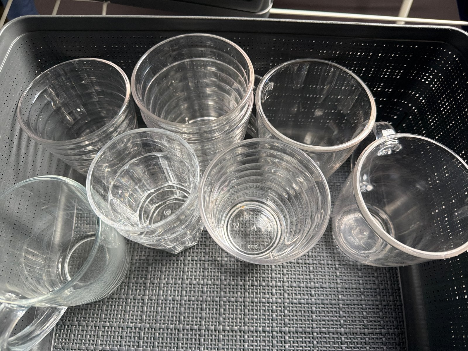 Diverse plastic bekers / glazen, Ophalen of Verzenden, Gebruikt