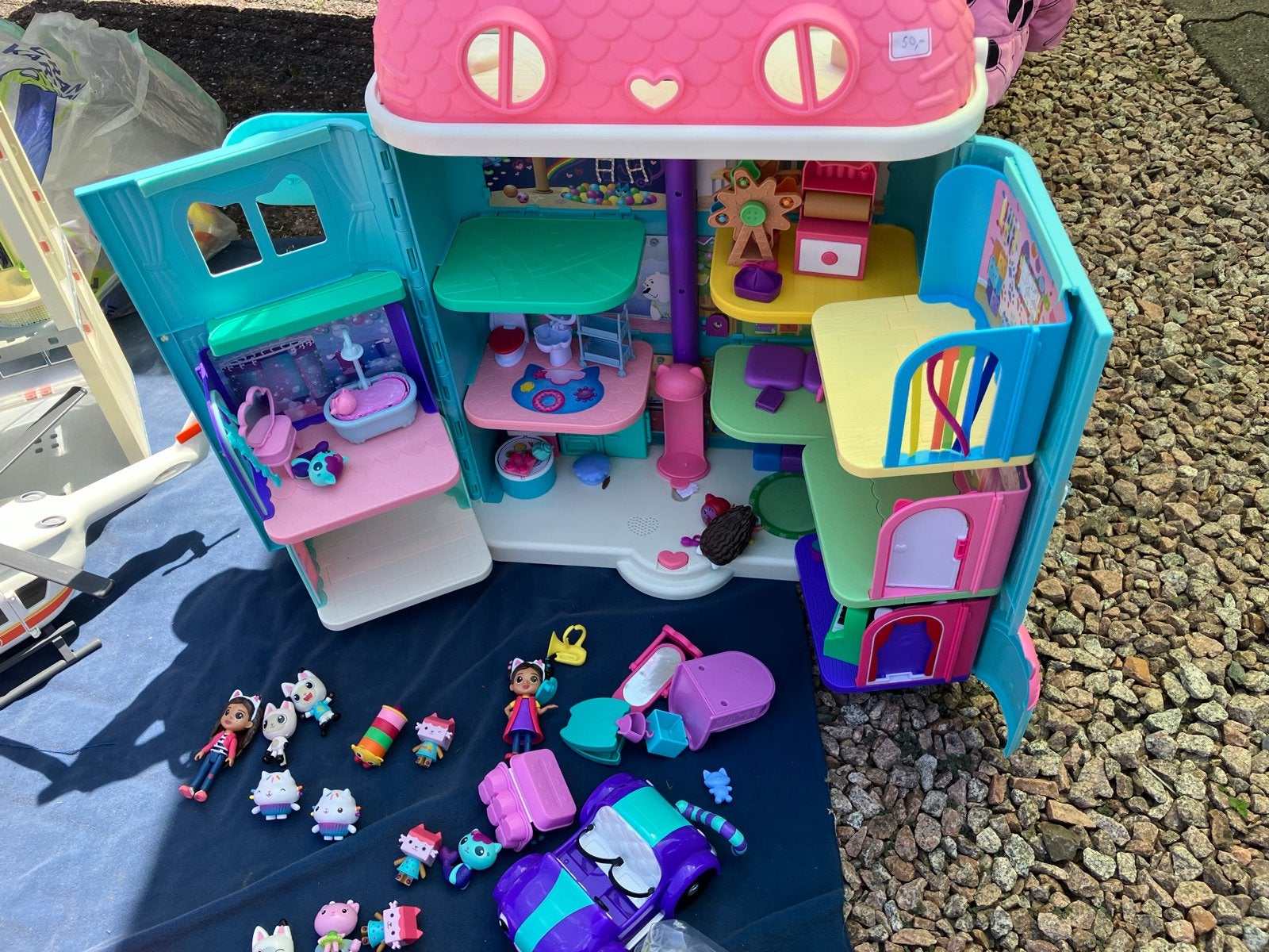 Gabby's Poppenhuis met accessoires en figuren, Ophalen of Verzenden, Gebruikt, Overige typen