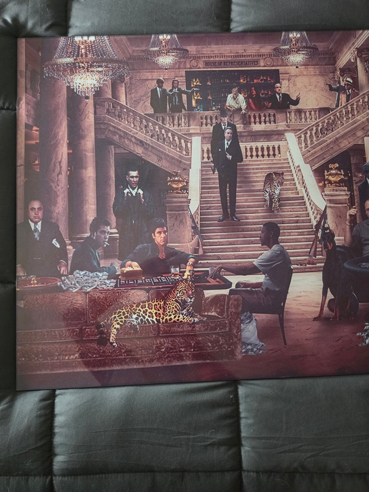 mooi glas schilderij van the Godfather, Huis en Inrichting, Ophalen