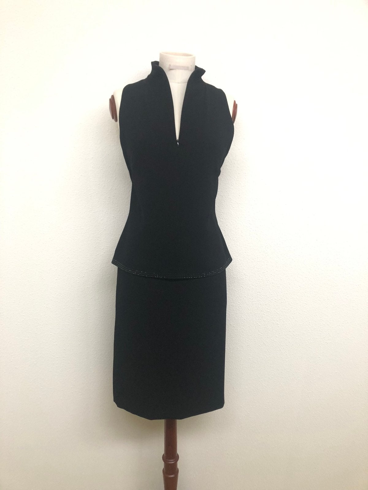 ROK + TOP mt38/m BLACKY DRESS stijlvol PARTY FEESTELIJK, Maat 38/40 (M), Verzenden, Zwart, Zo goed als nieuw