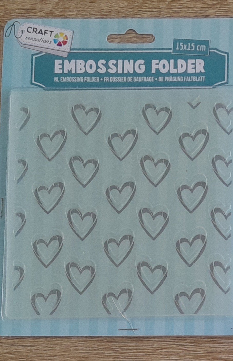 embossing mal hartjes, Hobby en Vrije tijd, Ophalen of Verzenden, Zo goed als nieuw, Overige thema's, Pons of Mal