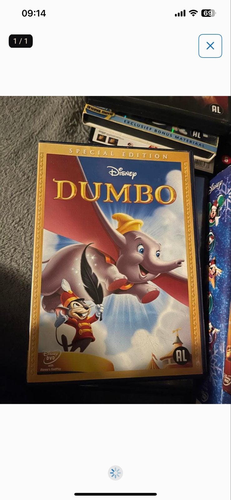Disney Dumbo Special Edition DVD - Klassieke Animatie, Animatie, Alle leeftijden, Nederlands, Film