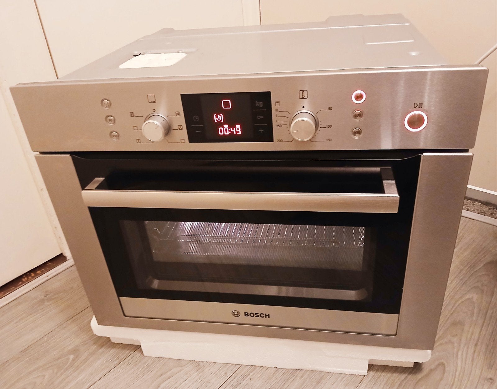 Bosch inbouw combi-oven, Witgoed en Apparatuur, Ophalen, 45 tot 50 cm, Gebruikt, Bosch