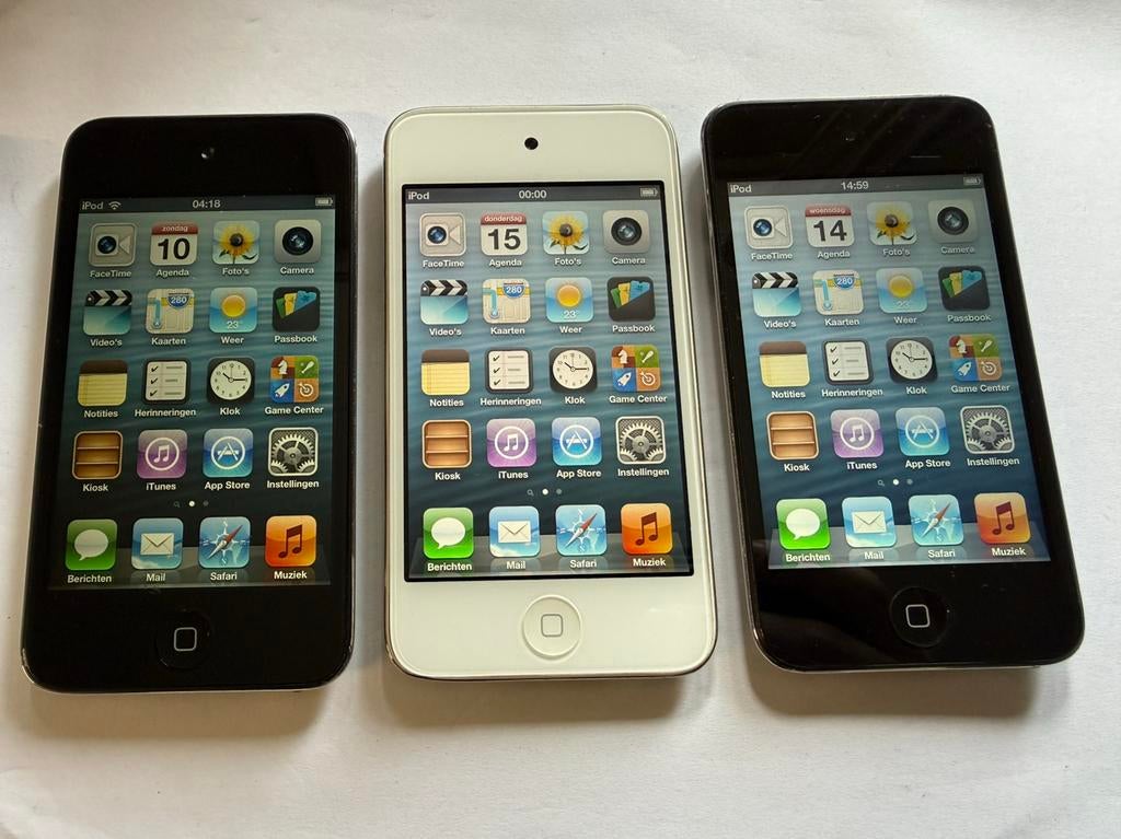 3x Apple iPod Touch 4, Gebruikt, Apple, Touch, .