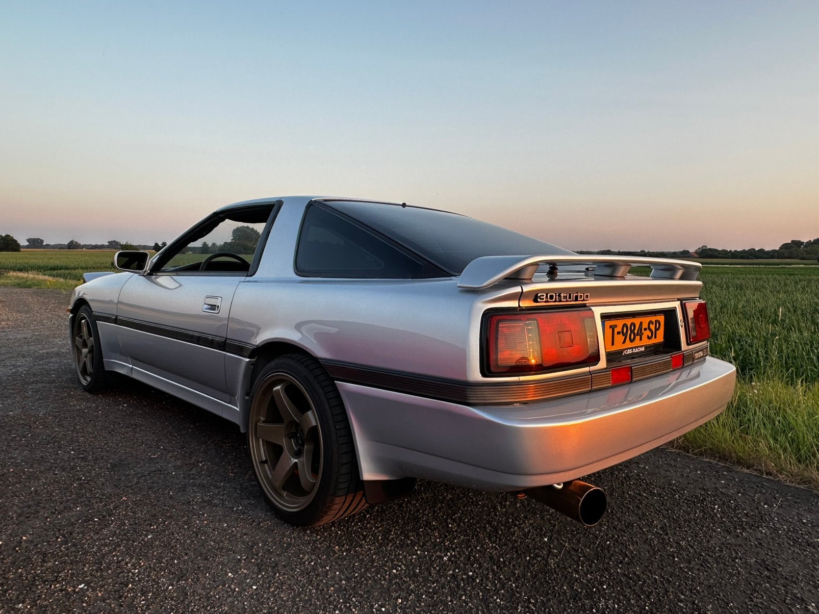 Toyota Supra MK3 – 3.0 turbo 7MGTE, handbak, targa dak, Achterwielaandrijving, 1611 kg, Metallic lak, Overige bekleding