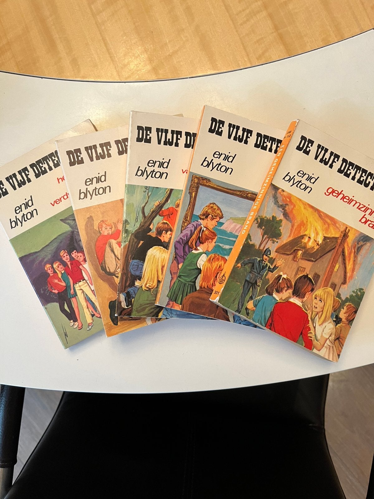 De vijf Detectives - Enid Blyton - 5 Boeken, Ophalen of Verzenden, Nieuw, Fictie