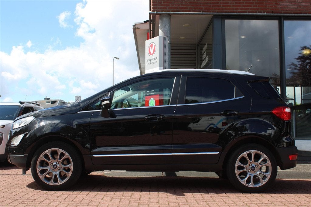 FORD Ecosport 1.0 EcoBoost Aut. *Titanium* | Carplay | Camer, Auto's, Ford, 125 pk, Gebruikt, Ecosport, Zwart