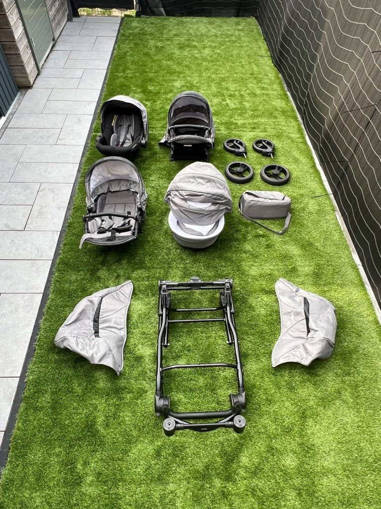 Tweelingwagen, voor optimaal comfort - Bebetto 42 Duowagen, Kinderen en Baby's, Kinderwagens en Combinaties, Overige merken, Gebruikt