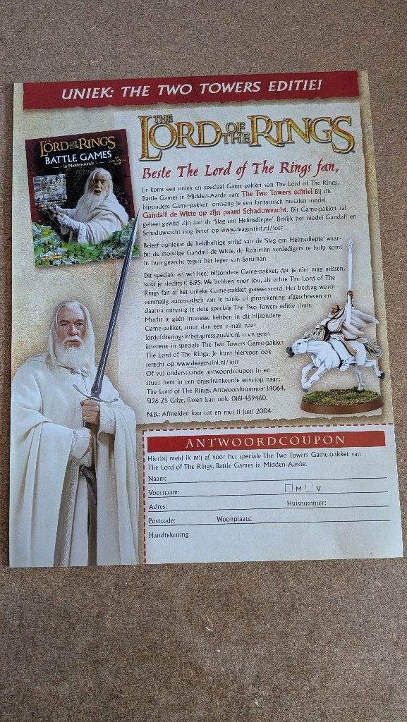 Battle Games in Middle-Earth Marketing, Ophalen of Verzenden, Lord of the Rings