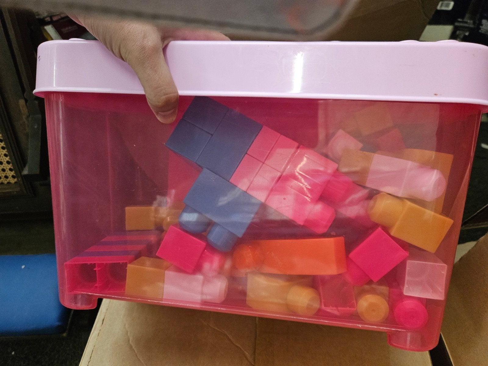Mega Bloks voor kleine kinderen in handige opbergtas, Ophalen, Gebruikt, Megabloks