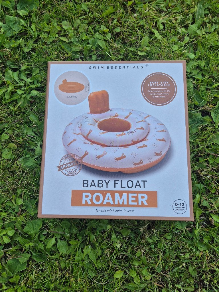 NIEUW Baby float 0-12 maanden Luipaard Wit Bruin <11 kg, Verzenden, Nieuw