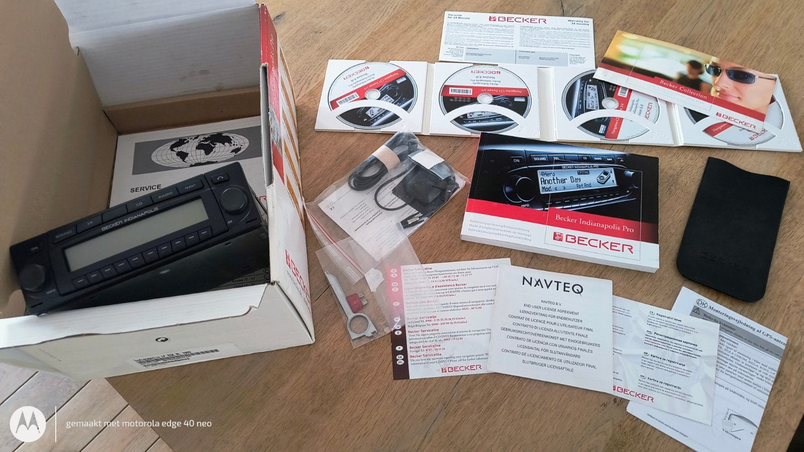 Becker Indianapolis BL7920 Autoradio Navigatie CD Speler, Ophalen of Verzenden