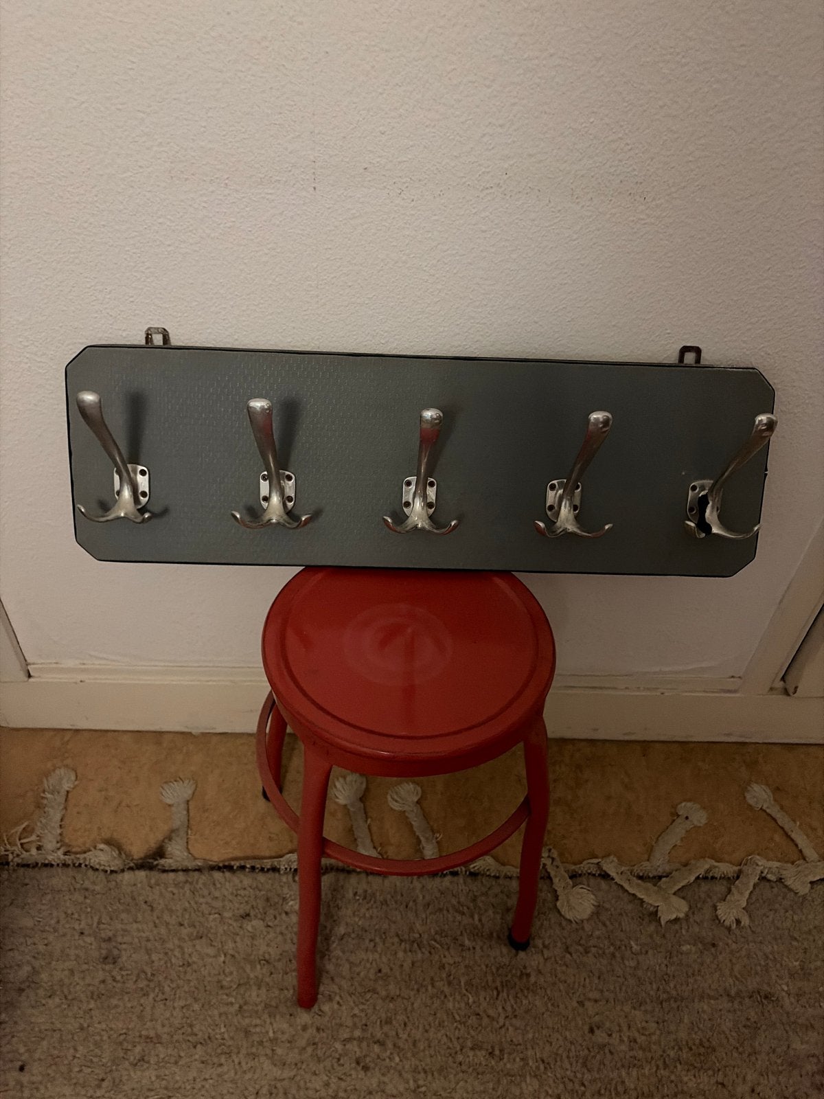 Vintage kapstok uit Den Haag, Gebruikt, Minder dan 100 cm, Metaal, Ophalen