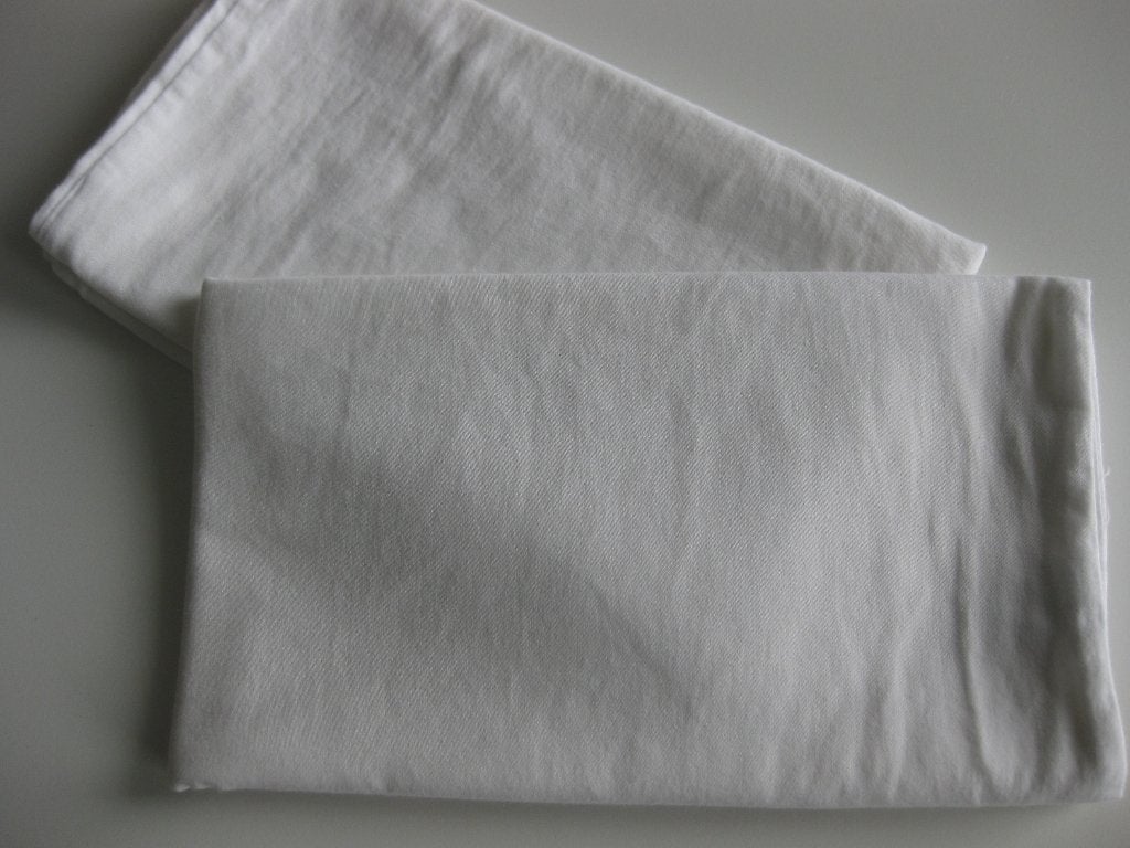 Kussenslopen wolwit 2 stuks 65 x 60 cm, Ophalen of Verzenden, Wit, Hoeslaken of Sloop, Nieuw