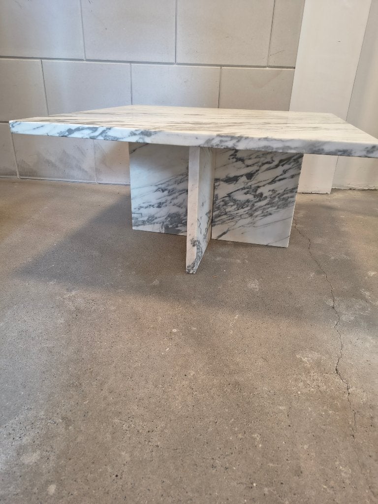 DESIGN SALON TAFEL ITALIAANS MARMER, Ophalen, Overige materialen, Gebruikt, 50 tot 100 cm