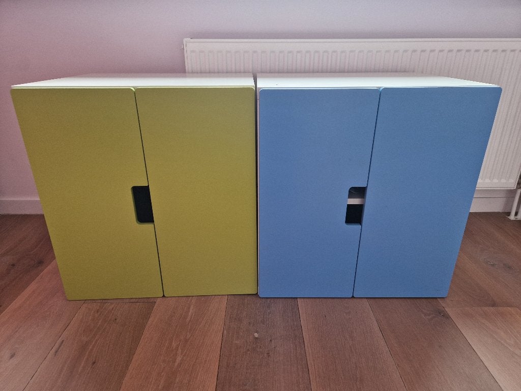 2 IKEA Stuva Malad Smastad opbergkasten kinderen, Gebruikt, 50 tot 70 cm, Ophalen, Minder dan 90 cm